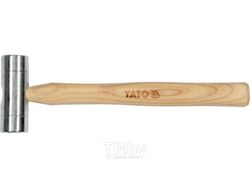 Молоток алюминиевый с деревянной ручкой 150гр, 30мм Yato YT-45280