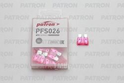 Предохранитель пласт.коробка ATC Fuse 4A розовый PATRON PFS026