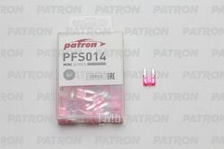 Предохранитель пласт.коробка MINI Fuse 4A розовый PATRON PFS014