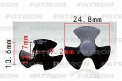 Клипса пластмассовая Lexus,Toyota применяемость: капот PATRON P37-1271