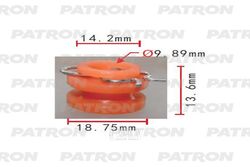 Клипса пластмассовая Ford Применяемость: Держатель стёкла PATRON P37-2032
