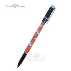 Ручка шариковая "FunWrite. Ягоды. Графика. Клубника", 0,5мм, синяя Bruno Visconti 20-0212/96