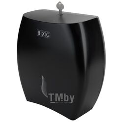 Диспенсер для туалетной бумаги в средних и больших рулонах, пластик, цв.черный BXG-PD-8002В