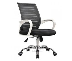 Кресло офисное SITUP MIX 600 White Chrome (сетка Black / Black)