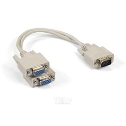 Разветвитель ExeGate EX-CC-VGA-15M2x15F-0.3 VGA - VGAx2