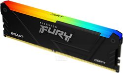 Память DDR4 16Gb KF432C16BB12A/16 Kingston 3200MHz FURY Beast RGB