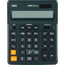 Калькулятор настольный 12р. M888F Deli зеленый, пласт., 158*203*31 мм