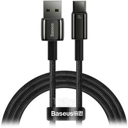 Кабель Baseus CAWJ000101 Tungsten Gold Fast Charging Data USB to Type-C 100W 2m Black