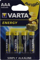 Батарейки Varta Energy 4103 AAA BL4 4pcs/Pack