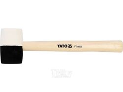 Молоток резиновый с деревянной ручкой 580гр. d58мм Yato YT-4603