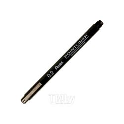 Ручка капиллярная "Pointliner" 0.2 мм, черный Pentel S20P-2A