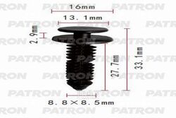 Клипса пластмассовая Ford применяемость: внутренняя отделка - сиденья PATRON P37-0669