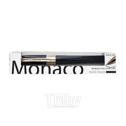 Ручка "MONACO" шариковая с дополн. стержнем, в футляре, 0,5мм,синяя,черный корпус Bruno Visconti 20-0125/01-02