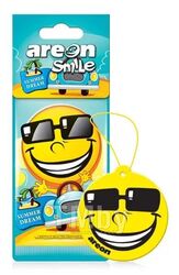Ароматизатор SMILE Dry Summer Dream картонка смайл AREON ARE-ASD23
