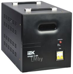 Стабилизатор напряжения IEK Expand 12кВА однофазный черный (IVS21-1-012-11)