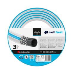 Шланг BASIC 1/2" 20 м 3 слоя Cellfast 10-400