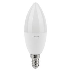 Лампа светодиодная В75 7,5Вт Е14 4000К 4058075579187 LED Value OSRAM
