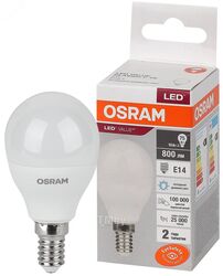 Лампа светодиодная Р75 7,5Вт Е14 6500К 4058075579774 LED Value OSRAM