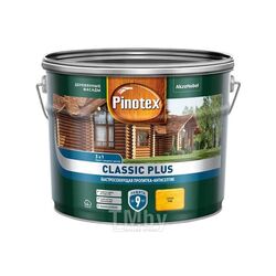 Пропитка-антисептик Pinotex Classic Plus 3 в 1 Сосна 9л