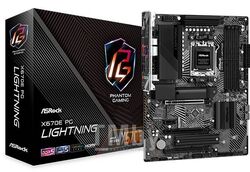 Материнская плата ASRock X670E PG Lightning, AM5, (HDMI, DP), 4xDDR V, ATX