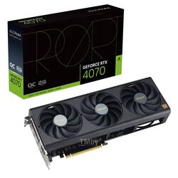 Видеокарта GeForce RTX 4070, 12Gb GDDR6X 192bit, ASUS PROART-RTX4070-O12G, RTL