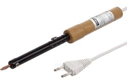 Паяльник ПД-25, ЭПСН, мощность 25 Вт, 230 В, деревянная ручка, плоское жало, "Гранит" TDM SQ1025-0401