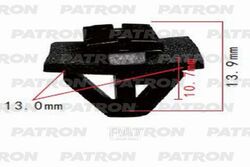Клипса пластмассовая Hyundai,Kia применяемость: молдинги PATRON P37-0646