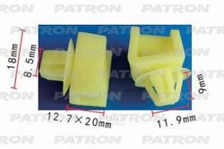 Клипса пластмассовая Mitsubishi применяемость: молдинги PATRON P37-1125