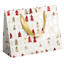 Пакет бумажный подарочный 32*13*24,5 см "Santa Premium" Clairefontaine 212878C