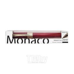 Ручка "MONACO" шариковая с дополн. стержнем, в футляре, 0,5мм,синяя,красный корпус Bruno Visconti 20-0125/04-02