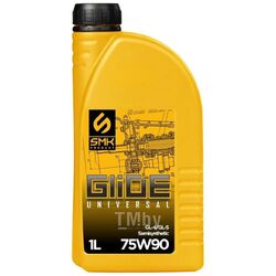 Масло трансмиссионное Glide GL-5 75W-90 (semisynthetics), 1л. SMK SMK-7590GL5001