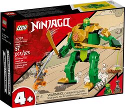 Конструктор LEGO Ninjago Робот-ниндзя Ллойда (71757) (Ninjago, рекомендуемый возраст 4 лет, 57 деталей)