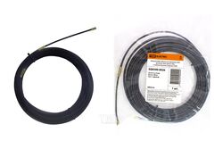 Нейлоновая кабельная протяжка НКП диаметр 4мм длина 30м с наконечниками (черная) TDM SQ0590-0026