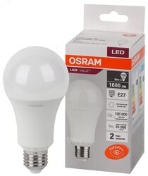 Лампа светодиодная А150 16Вт Е27 4000К 4058075579323 LED Value OSRAM