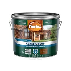 Пропитка-антисептик Pinotex Classic Plus 3 в 1 Тиковое дерево 9л