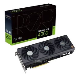 Видеокарта GeForce RTX 4060, 8Gb GDDR6 128bit, Asus PROART-RTX4060-O8G, RTL