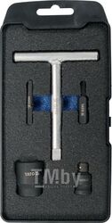 Головки-ключ торцевые к маслянным пластиковым пробкам 3/8 (5пр) CrMo Yato YT-05980
