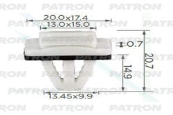 Клипса пластмассовая Honda Применяемость: крепление бапера PATRON P37-2423
