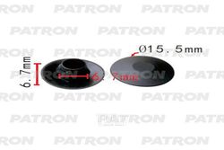 Клипса пластмассовая Fiat Применяемость: Заглушка крышки багажника PATRON P37-2303