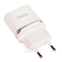 Зарядное устройство HOCO C12, белый 6957531047759 2хUSB(Type A) 5V / 2.4A, 12W