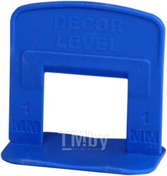 Зажим "Ворота" 1,0 мм LEVEL 100 шт, пакет (для крупноформатной плитки) Decor 779-1010