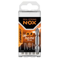 Двухсторонняя бита 1/4" Ph2xPh2; 50мм (10шт./кор.) Nox 341702