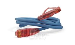 Патч-корд Hyperline PC-LPM-UTP-RJ45-RJ45-C5e-2M-LSZH-BL PC-LPM-UTP-RJ45-RJ45-C5E-2M UTP RJ-45 вил.-вилка RJ-45 кат.5E 2м синий LSZH 24AWG