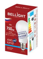 Лампа светодиодная А60 9Вт Е27 6500К LED Bellight