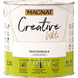 Краска интерьерная MAGNAT Creative White 2,5 л