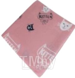 Плед Belezza Kitten 120x150 (розовый)