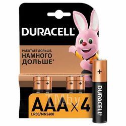 Батарейка DURACELL Basic алкалиновая LR03 (AАA) -1.5V ANSMANN 450403