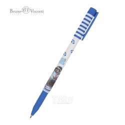 Ручка шариковая "FunWrite. Енот-морячок", 0,5мм, синяя Bruno Visconti 20-0212/72