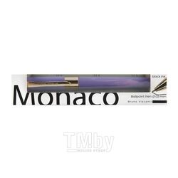 Ручка "MONACO" шариковая с дополн. стержнем, в футляре, 0,5мм,синяя,лавандовый корпус Bruno Visconti 20-0125/16-02