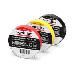 Изолента ПВХ 15x0.13х20 (бел) Fortisflex 90804